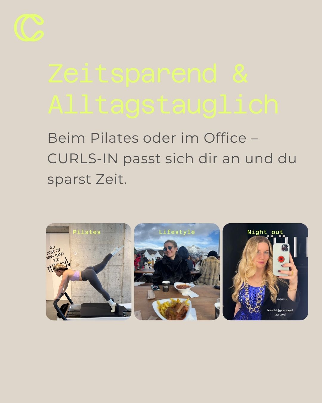 Hitzefreies Lockenband