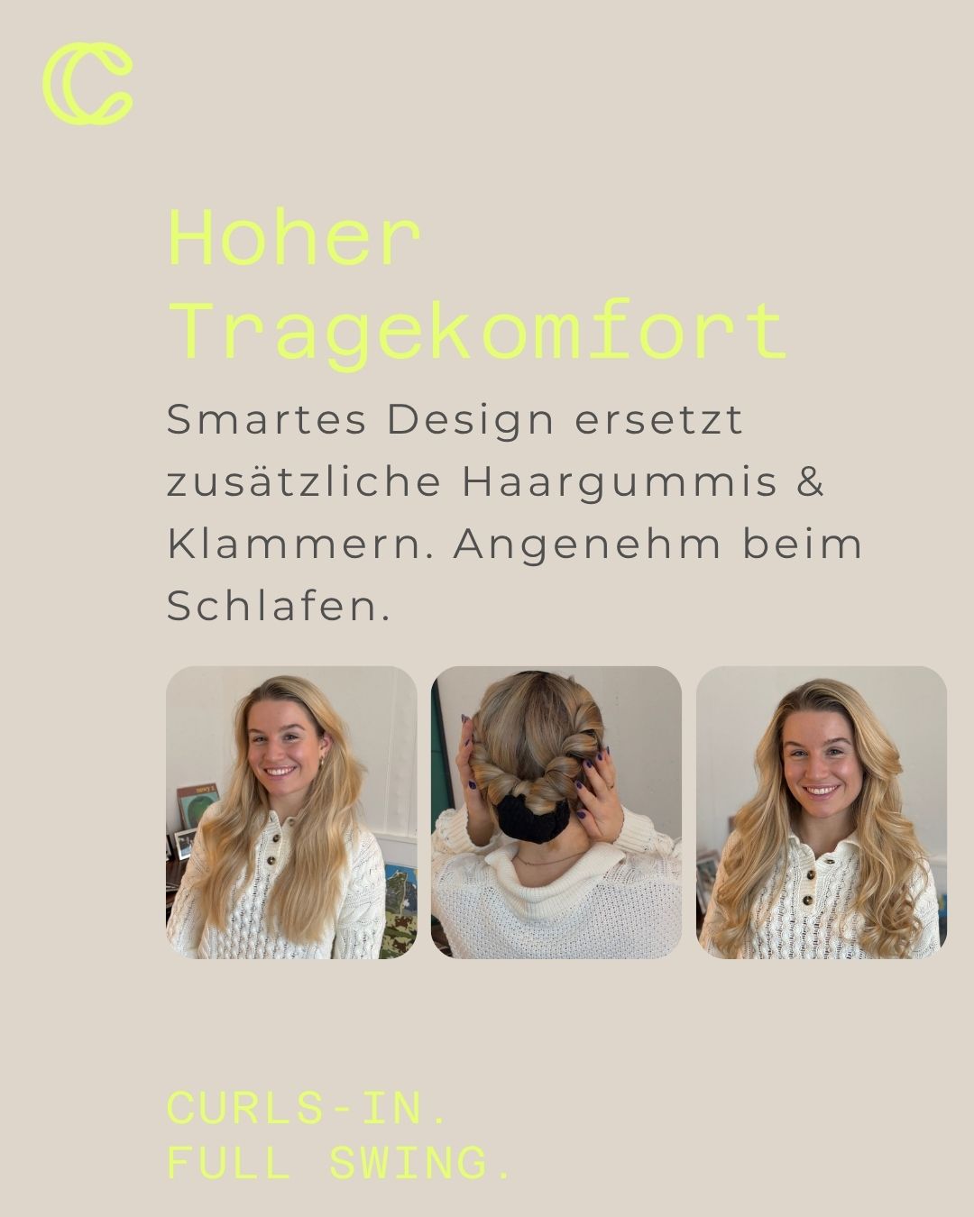 Hitzefreies Lockenband