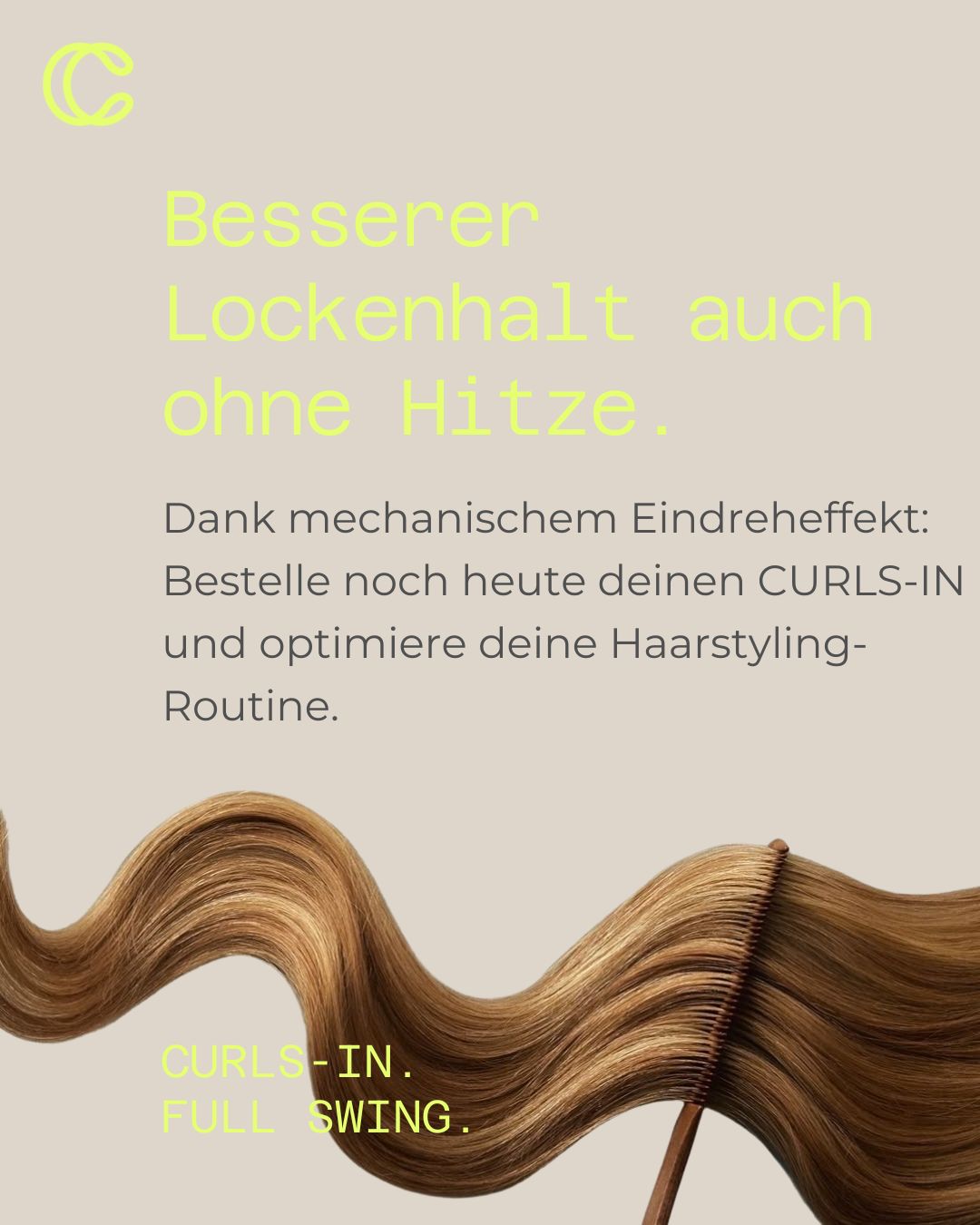 Hitzefreies Lockenband